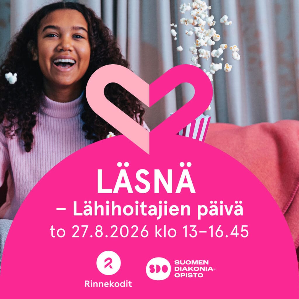 Kuvassa on lähihoitajienpäivän mainos.